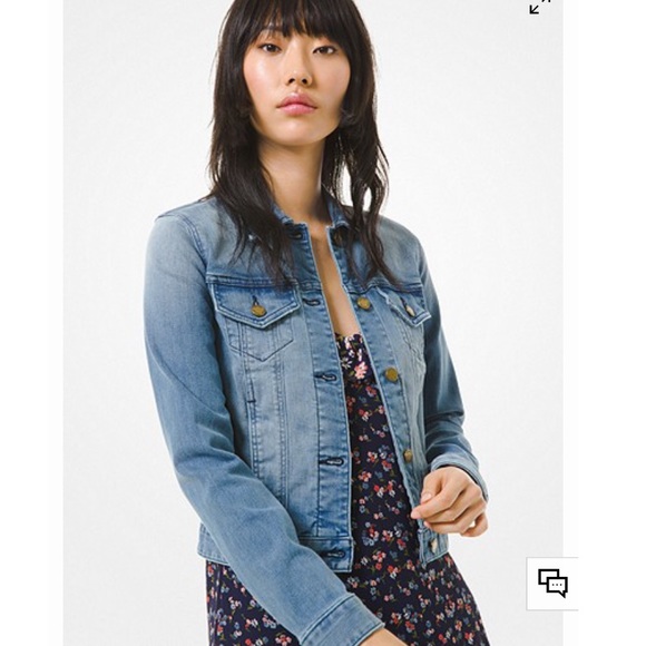 MICHAEL Michael Kors Safari Green Denmin Jacket - Picture 7 of 8